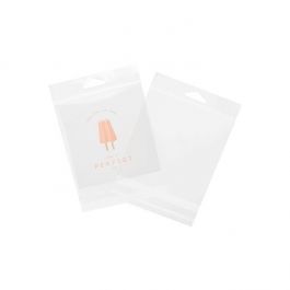 Sachet à trou de suspension refermable à transparence cristalline 12.4x12.2cm (100 pièces) [HB4X4XL]
