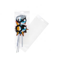 Sachet à trou de suspension refermable à transparence cristalline 11.7x24.8cm (100 pièces) [HB4X9]