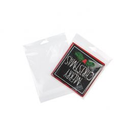 Sachet à trou de suspension refermable à transparence cristalline 15.1x14.9cm (100 pièces) [HB5X5XL]