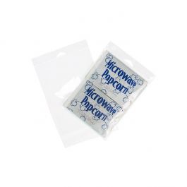 Sachet à trou de suspension refermable à transparence cristalline 15.9x20.3cm (100 pièces) [HB6Q8]