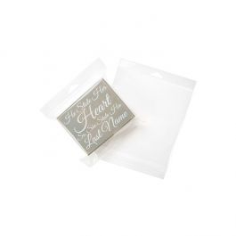 Sachet à trou de suspension refermable à transparence cristalline 17x16.7cm (100 pièces) [HB6X6M]
