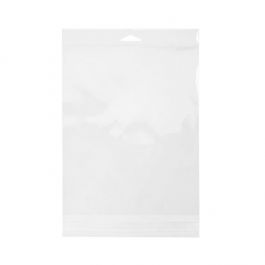 Sac transparent à suspension, 189 x 235 mm + Rabat (100 Pieces) [HB79]