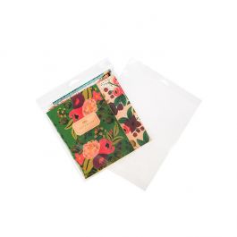 Sachet à trou de suspension refermable à transparence cristalline 22.2x22.9cm (100 pièces) [HB88XL]