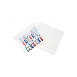 Sachet à trou de suspension refermable à transparence cristalline 23.5x16.5cm (100 pièces) [HB96H]