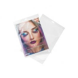 Sachet à trou de suspension refermable à transparence cristalline 22x30.3cm (100 pièces) [HBA4]