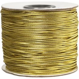 Elastikband, Stärke: 1 mm, Gold, 100m [HOB41047]