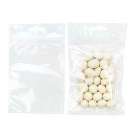 Sachet zip avec trou de suspension européen 9.2x12.7 cm (100 pièces) [HZB4]