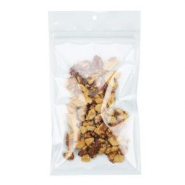 Sachet zip Transparent/Blanc 10.2x16.5cm (100 pièces) [HZB5CW]