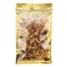 Sachet zip à trou de suspension transparent/or 15,2x23,5cm (100 pièces) [HZB7CG]
