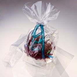 Plastikbeutel mit Bodenfalten 33/2x6.5x48cm (100 Stück) [BG1]