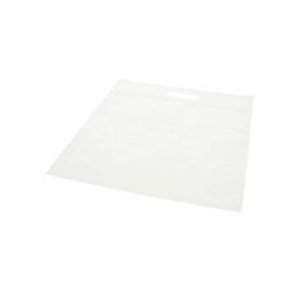 Sac à poignées transparent avec zip 33,6x33,6 + 6,4cm (100 Pièces) [ZH13CL5] LIQUIDATION