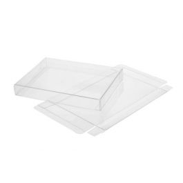 Boites cadeau plastique à transparence cristalline 10.8 x 0.6 x 15.4cm (25 Pièces) [FPB232]