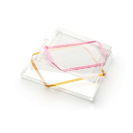 Ruban élastique de décoration Vinyle Stretch à dérouler transparent 25cm  (50 Pièces)  [10CVL]
