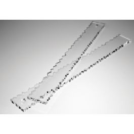 Lineal mit gezackten Kanten 32.5cm (1 St.) [RULER]