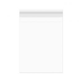 Sachet plastique à rabat avantageux transparence cristalline 22.2x28.1cm (250 pièces) [VL811S]