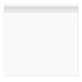 Sachet plastique plat refermable 31.6x31.1+3.8 cm (250 pièces) [VL12X12]