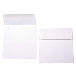Enveloppes opaques Premium, Blanche 14.0 x 14.0cm (50 Pièces) [E160]