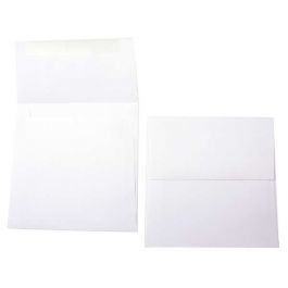 Enveloppes opaques Premium, Blanche 15.9 x 15.9cm (50 Pièces) [E190]