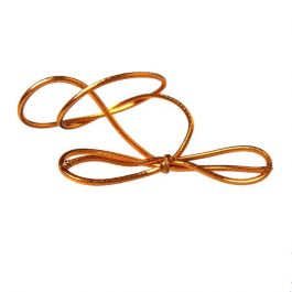 Ruban élastique de décoration Vinyle Stretch à dérouler cuivre métallique 25,5 cm (50 Pièces) [10MC]