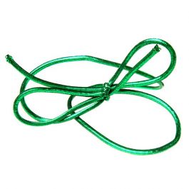 Ruban élastique de décoration Vinyle Stretch à dérouler vert métallique 40.5 cm (50 Pièces) [16MGR]