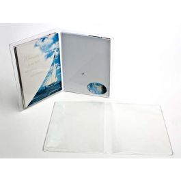 Pochettes vinyles style porte-monnaie pour cartes et enveloppes A7 19.4 x 29.5cm   (100 pièces)   [VINA7]