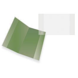 Couverture écologique transparence cristalline 17 x 24.8cm (100 pièces) [GCJA6]