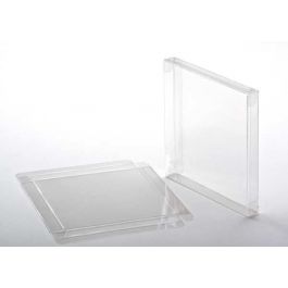 Boites cadeau plastique à transparence cristalline 14.2 x 1.6 x 11.6cm (25 Pièces) [FPB12] DÉSTOCKAGE!