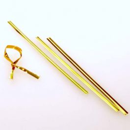 Plastique Armé - lien or métallique 10.2 x .4cm (1000 Pièces) [TT4MG]