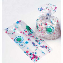 Sachet SOS imprimé papillons 8,9x5,1x19,1cm (100 pièces) [CG3BF] En vente jusqu’à écoulement des stocks!