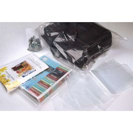 Sac plastique en polyéthylène à basse densité 76x230mm 50 microns (100 Pieces) [PE238]