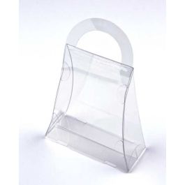 Boite à conformité alimentaire en forme de sac à main 11 x 4.4 x 13.3cm (25 Pièces) [FS182]