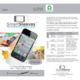 PS24A Sachet plastique protecteur pour Iphone, avec fermeture à zip 7.1x12.7 cm