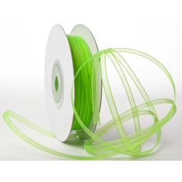 Ruban Mono vert citron 0.5cm x 46 mètres (1 Pièce) [RIB8LMG]