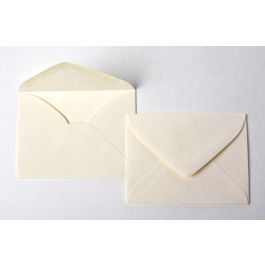 Enveloppes Premium, naturelle 9.4 x 6.8cm (50 Pièces) [E151]