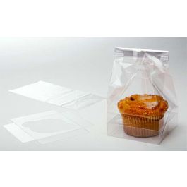 Sachets à Cupcake pour gros cupcake 10,2x10,2x22,8cm (100 pièces) [CBG3]