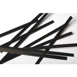 Papier Armé - lien noir 10.2 x .4cm (1000 Pièces) [TT4BK]