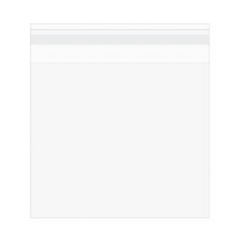 Sachet plastique transparence cristalline 14,5x12,7cm avec Rabat Adhésif (100 pièces) [B53Q5]