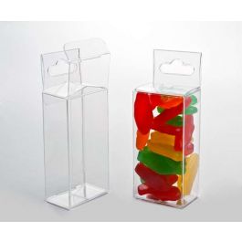 Boite plastique (suspension) 3.8 x 2.5 x 7.6cm (25 Pièces) [HFB218]