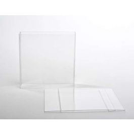 Boite à transparence cristalline avec couvercle à glisser 10.6x2.7x10.8cm (25 Pièces) [SC99]