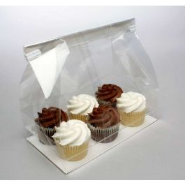 Sachets à Cupcake pour 6 minis cupcakes17,8x10,5x22,9cm (100 pièces) [CBG7]