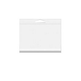 Sachet à trou de suspension refermable à transparence cristalline 40.6x34.1cm (100 pièces) [HB1613]
