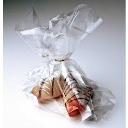 Sac à soufflet transparence cristalline 4.4x4.4x21.6cm (100 pièces) [FDAGB8]