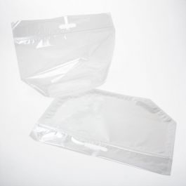 Sac à poignées avec zip transparence cristalline 45x22,5x30,5 cm (50 Pièces) [ZFG1]