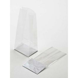 Sachet SOS à fond plat en papier et à transparence cristalline 6.7x4.8x26cm (100 pièces) [FGPB13]