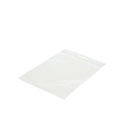Sachet zip à transparence cristalline avec trou de suspension européen 17,8x17,8cm (100 pièces) [ZE77]