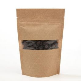 Doypack kraft 10.2 x 6 x 15.2 cm (57 g) (100 Pièces) [ZBGW2K]