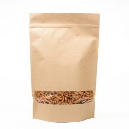 Doypack kraft 22.9 x 12.1 x 34.3cm (907 g)  (100 Pièces) [ZBGW6K]