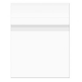 Sachet plastique transparence cristalline 8,3x8,3cm avec Rabat "Sécurisée" (100 pièces) [B33PC]