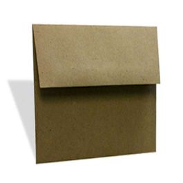 Enveloppe Brune 12.7 x 12.7cm (50 Pièces) [EB80]