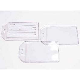 Hüllen für Kofferanhänger 7x10.5cm (100 Stück) [LUGTAG]